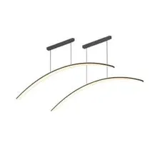 Светильник потолочный AksHome WAVE LED 100 см x 2 шт чёрный 121674 (121674)