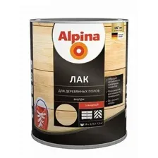 Лак Alpina для деревянных полов глянец 0,75 л
