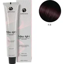 Крем-краска для волос AdriCoco Miss Adri, 4.8 коричневый какао, 100 мл