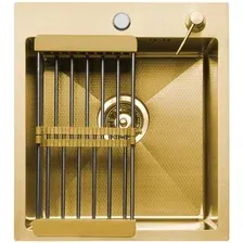 Комплект ARFEKA ECO AR мойка 450*500, коландер, дозатор GOLD