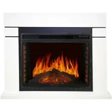 Каминокомплект Smolcom Lindos FS33 с Royal Flame Dioramic 33 LED FX (белый/черный)