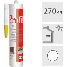 Герметик Soudal Profil 270 мл (белый)