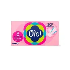 Тампоны гигиенические Ola! Tampons Super Plus Шелковистая поверхность (8шт)