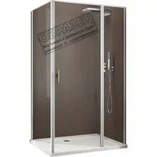 Душевой уголок Allen Brau Priority 140x100 304242 (серебро браш)