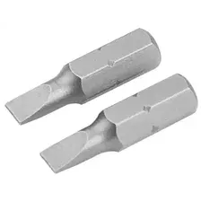 TOLSEN Набор вставок (бит) торцевых 1/4', Slotted, 5,5х0,8 мм, 25 мм, 2 предмета TT20205