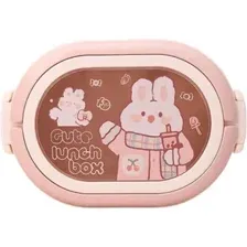 Ланч-бокс ILikeGift Cute bunny 6448 (pink)