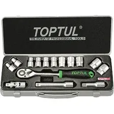 Набор головок Toptul GCAD1502 (15 предметов)