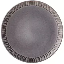 Тарелка обеденная Bronco Graphite 445-120