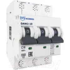 Выключатель автоматический Wilderness DAW2-10 3P 40A C 10kA / DAW2-10-3-C040