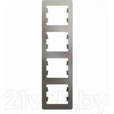 Рамка для выключателей и розеток Systeme (Schneider) Electric Glossa GSL001208