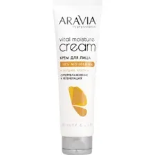 Крем для лица Aravia Professional, Vital Moisture Сream, c мочевиной и муцином улитки, 150 мл