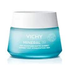VICHY MINERAL 89 Гель-сорбет матирующий для лица с увлажнением 48ч 50 мл