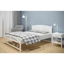 Кровать Князев Мебель Бали 140x200 БИ.140.200.Б (белый муар)