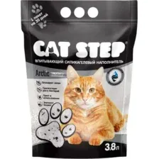 Наполнитель для туалета Cat Step Arctic Black&amp;White 3.8 л