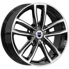 Литые диски K&K Каланг KC1086 17x6.5" 5x114.3мм DIA 66.1мм ET 40мм алмаз черный