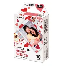 Фотопленка Fujifilm Instax Mini Heart Sketch (10 шт.)