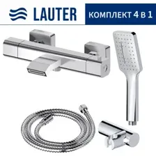 Смеситель Lauter Comfort 21YH40400 + 21СКFG80101C + 21S00126 + 21CKFS90120