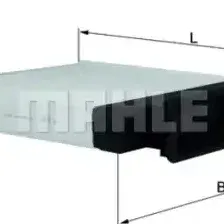 Салонный фильтр MAHLE LA 230 NISSAN Micra/Note, RENAULT Clio/Modus all 03>