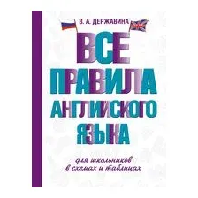 Все правила английского языка для школьников в схемах и таблицах