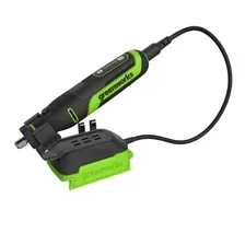 Гравер Greenworks G24RT бесщеточный 24V / 3200807CUA (с АКБ 2Ач, ЗУ, сумкой и оснасткой 52шт)