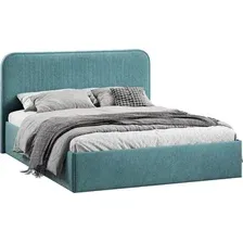 Кровать Трия Тиффани Тип 1 c ПМ 180x200 (микровелюр Wellmart Indigo)