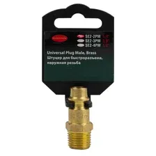 Фитинг RockForce Штуцер для быстроразъема наруж резьба 1/4" RF-SE2-2PM