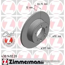Тормозной диск Zimmermann 430149220