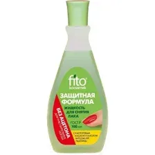 Жидкость для снятия лака Fito Косметик Защитная формула с касторовым маслом маслом зародышей пшеницы (100мл)