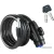 Тросовый велосипедный замок Tonyon 12x1200 588K-1212 (черный)