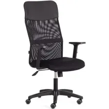 Офисное кресло TetChair Practic Plt кожзам/ткань (черный)