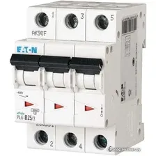 Выключатель автоматический Eaton PL6 3P 25А C 6кА 3M 286603