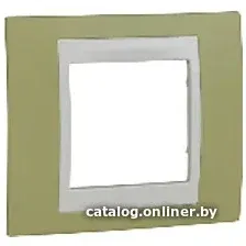 Рамка Schneider Electric Unica MGU6.002.563 (зеленое яблоко/слоновая кость)