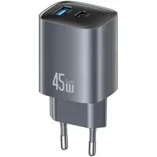 Сетевое зарядное Usams CC290 T66 45W GaN (черный)