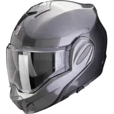 Мотошлем Scorpion Exo Exo-Tech Evo Pro Solid (р. XL, серый металлик)