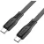 Кабель Borofone BX85 60W USB Type-C - USB Type-C (1 м, черный)