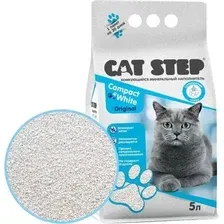 Наполнитель для туалета Cat Step Compact White Original (без запаха) 5 л