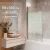 Стеклянная шторка для ванны Saniteco SN-21-Line 140x80