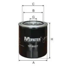 Фильтр масляный MFILTER TF 6527 Nissan Sunny/Primera 1.4-1.6 86>/Almera 1.4-1.6 95>