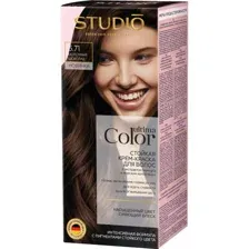 Крем-краска для волос Studio Professional Ultima Color, тон 6.71 молочный шоколад