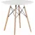 Обеденный стол Stool Group Eames DSW D90 (белый)