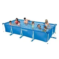 Каркасный бассейн Intex 28273 Rectangular Frame Pool 450х220х84 см