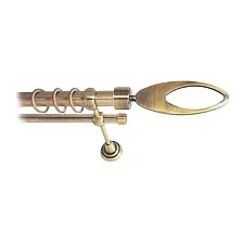 Карниз для штор Lm Decor Эллипс 178 2р гладкий 25/16мм (антик, 2м)