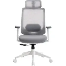 Кресло Evolution HybridFlex White серый