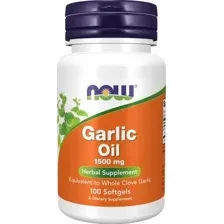 БАД Now Foods Garlic Oil 1500 мг (100 капсул)