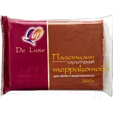 Пластилин скульптурный ЛУЧ Терракотового цвета / 29С 1698-08 (300г)