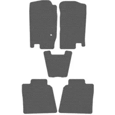 Комплект ковриков для авто Alicosta Ford Explorer III (suv / U152) 2001 - 2005 (серый, ромб)