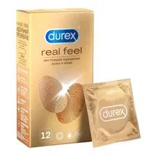 Презервативы Durex® Real Feel из синтетического латекса 12шт