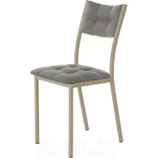 Стул AMC Comfort 3К10.5 (кожзам графит/капучино)