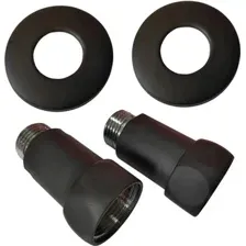 Американка Ростела прямая для п/с 3/4" x 1/2" г/ш 731SCH0504Ral9005 (черный)