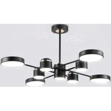 Подвесная люстра Ambrella light FL51629/9+4 BK/FGD (черный/золото)